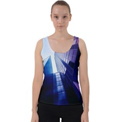 Abstract Architectural Design Architecture Building Velvet Tank Top by Pakrebo