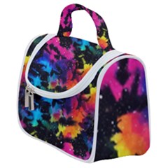 Tie Dye Rainbow Galaxy Satchel Handbag by KirstenStar