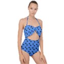 Blue Eyes Scallop Top Cut Out Swimsuit View1