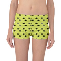 Yellow Eyes Reversible Boyleg Bikini Bottoms by snowwhitegirl