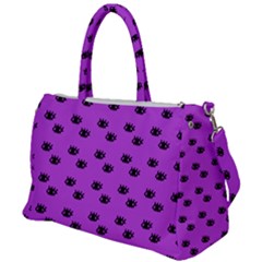 Purple Eyes Duffel Travel Bag by snowwhitegirl