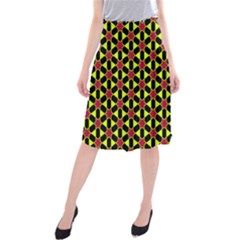 Pattern Texture Backgrounds Midi Beach Skirt by HermanTelo