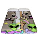 Graphic Kawaii Bunnies Fitted Sheet (King Size) View1