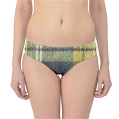 Yellow Plaid Flannel Hipster Bikini Bottoms by snowwhitegirl