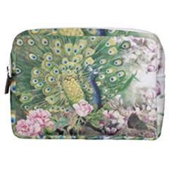 Peafowl Peacock Feather Beautiful Make Up Pouch (medium) by Sudhe