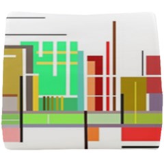 Business Finance Statistics Graphic Seat Cushion by Simbadda