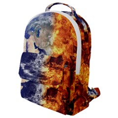 Earth World Globe Universe Space Flap Pocket Backpack (small) by Simbadda