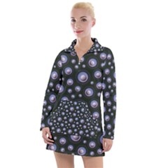 Seamless Pattern Seamless Design Women s Long Sleeve Casual Dress by Simbadda