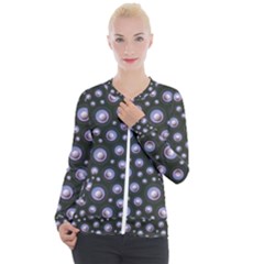 Seamless Pattern Seamless Design Casual Zip Up Jacket by Simbadda