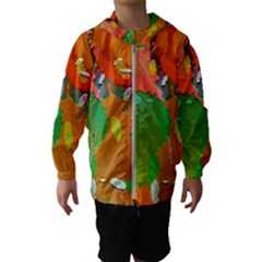 Background Colorful Abstract Kids  Hooded Windbreaker by Simbadda