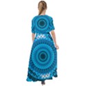 blue_for_pattern Waist Tie Boho Maxi Dress View2