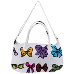 Bows Cartoon Ribbon Removal Strap Handbag by Bajindul