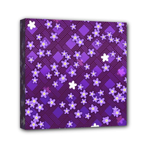 Ross Pattern Square Mini Canvas 6  X 6  (stretched) by HermanTelo