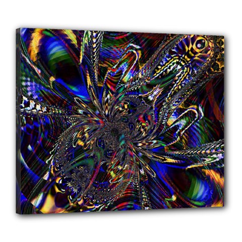 Art Design Colors Fantasy Abstract Canvas 24  X 20  (stretched) by Sudhe