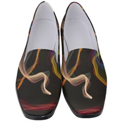 Abstract Smoke                    Women s Classic Loafer Heels by LalyLauraFLM