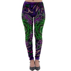 Digital Art Artwork Fractal Pattern Lightweight Velour Leggings by Pakrebo