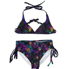 Neon Brushes                     Kids  Classic Bikini Set by LalyLauraFLM