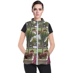 Columbus Commons In Late May  Women s Puffer Vest by Riverwoman