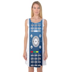 Remote Control Receiver Vcr Control Sleeveless Satin Nightdress by Wegoenart