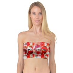 Paint Splatters On A White Background                      Bandeau Top by LalyLauraFLM