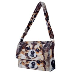 Chihuahua Dog Cute Pets Small Full Print Messenger Bag by Wegoenart