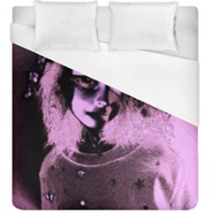 Sad Doll Pink Glow Duvet Cover (king Size) by snowwhitegirl