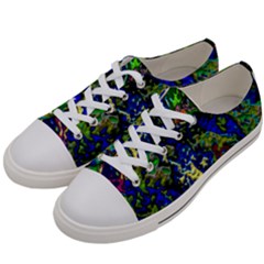 3d Colorful Texture 2                      Women s Low Top Canvas Sneakers by LalyLauraFLM