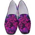 Pink blue abstract texture                      Women s Classic Loafer Heels View1