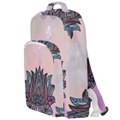 Abstract Decorative Floral Design, Mandala Double Compartment Backpack by FantasyWorld7