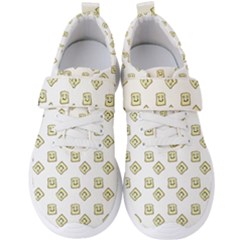 Happy Toast White Men s Velcro Strap Shoes by snowwhitegirl