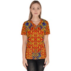 Ml 196 Women s V-neck Scrub Top by ArtworkByPatrick