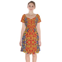 Ml 196 Short Sleeve Bardot Dress by ArtworkByPatrick