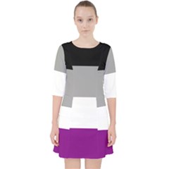 Asexual Pride Flag Lgbtq Pocket Dress by lgbtnation