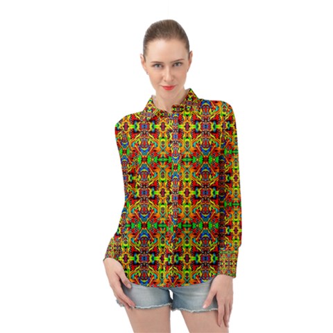 Hsc3 9 Long Sleeve Chiffon Shirt by ArtworkByPatrick