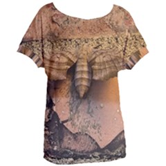 Night Moth Women s Oversized Tee by Riverwoman