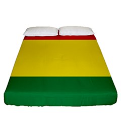 Bolivia Flag Fitted Sheet (queen Size) by FlagGallery