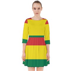 Bolivia Flag Smock Dress by FlagGallery