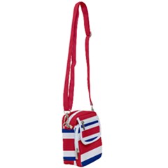 Costa Rica Flag Shoulder Strap Belt Bag by FlagGallery