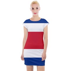 Costa Rica Flag Cap Sleeve Bodycon Dress by FlagGallery