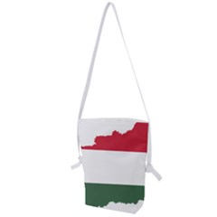 Hungary Country Europe Flag Folding Shoulder Bag by Sapixe