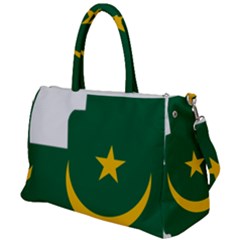 Mauritania Flag Map Geography Duffel Travel Bag by Sapixe