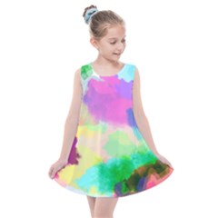 Watercolors Spots                           Kids  Summer Dress by LalyLauraFLM