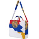 Borders Country Flag Geography Map Square Shoulder Tote Bag View1