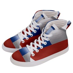 Chile Flag Country Chilean Women s Hi-top Skate Sneakers by Sapixe