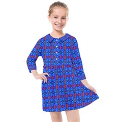 D 6 Kids  Quarter Sleeve Shirt Dress by ArtworkByPatrick