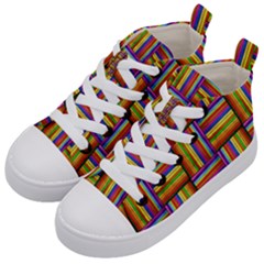 E 7 Kids  Mid-top Canvas Sneakers by ArtworkByPatrick