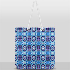 E 6 1 Full Print Rope Handle Tote (large) by ArtworkByPatrick