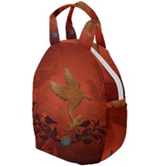 Elegant Decorative Bird Travel Backpacks by FantasyWorld7