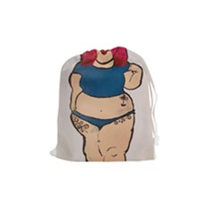 20190101 232308 Drawstring Pouch (medium) by Abigailbarryart