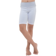 Summer Design Kids  Lightweight Velour Cropped Yoga Leggings by scharamo